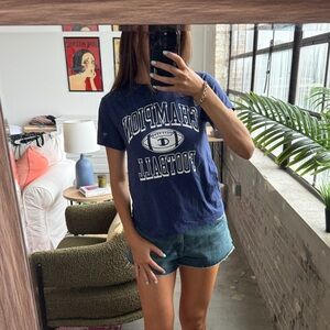 Champion Blue Football T-Shirt